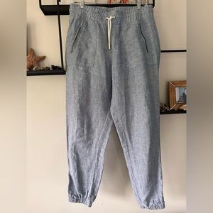 Athleta Cabo Linen Jogger size 8